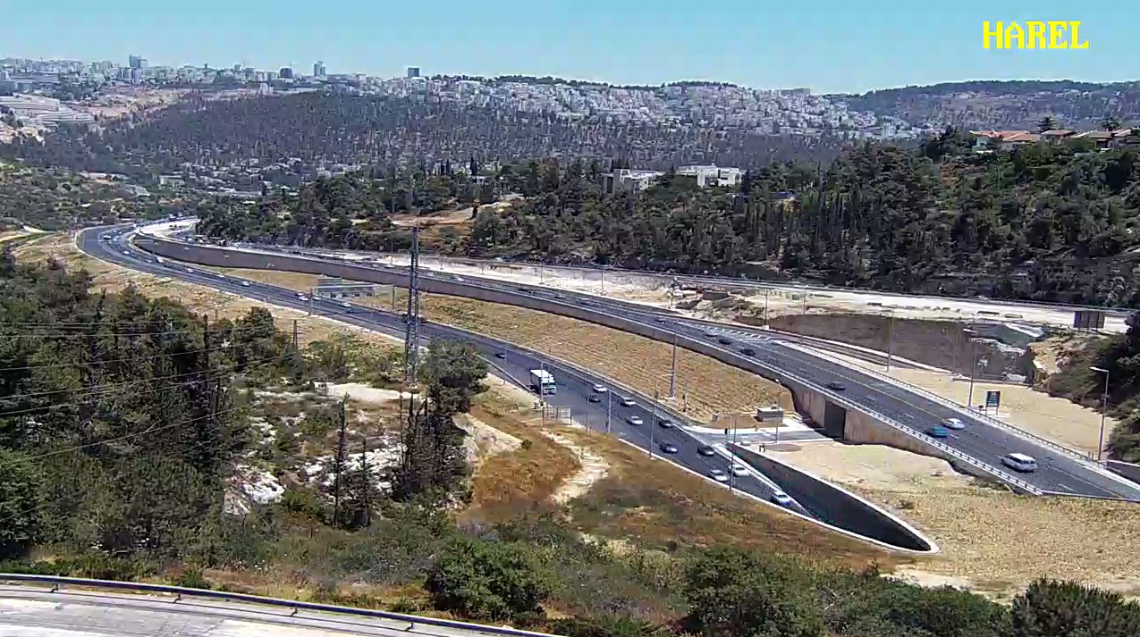 צילום: נתיבי ישראל עבודות תשתית: שינויים בהסדרי התנועה בכביש 1 במהלך הלילה