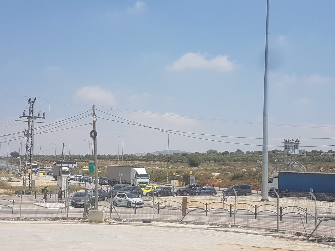 צילום: גילעד הדרי בניגוד לדיווחים: לא אירע ניסיון לפיגוע דריסה בצומת תפוח