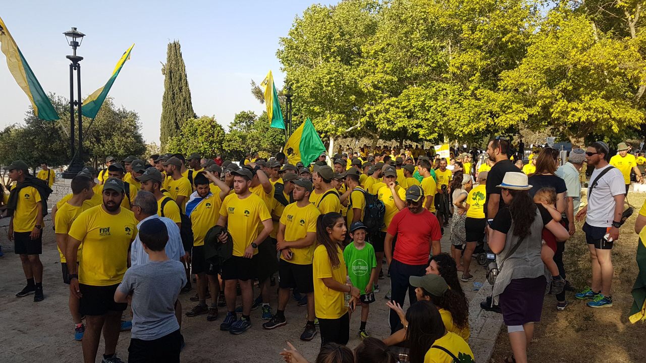 צילום: גיל שכטר חיילי גולני "פשטו" במסגרת המרוץ על ארמון הנציב