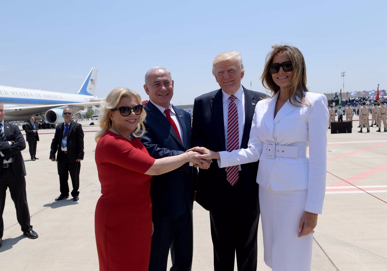 צילום: אבי אוחיון לע הנשיא טראמפ סיכם את ביקורו: "נדהמתי מהיופי של ארץ הקודש ומהאנשים שחיים בה"