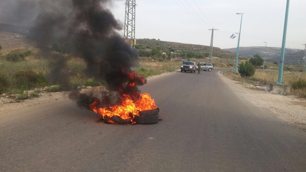 צילום: הצלה יו כוחותינו פתחו במרדף אחר ערבים שהדליקו צמב"ר סמוך לגבעת רונן