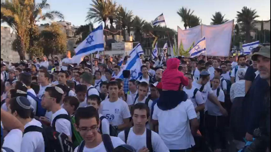 צילום: שלמה מור למרות ההסלמה: המשטרה אישרה לקיים את אירוע הריקוד דגלים בירושלים