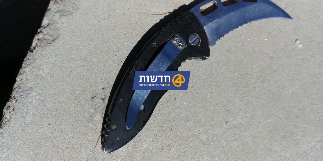 פרסום ראשון: ערבי שתכנן פיגוע נתפס עם סכין סמוך לכניסה לחברון