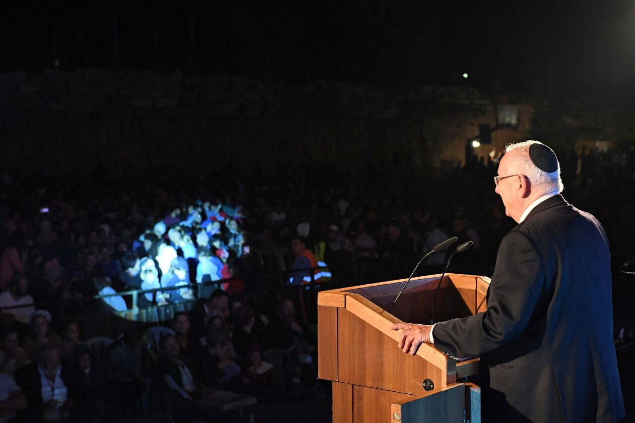צילום: קובי גדעון, לע״מ הנשיא ריבלין: ״לכולנו יש עניין לדאוג לשגשוג ולצמיחה של חברון וקריית ארבע״