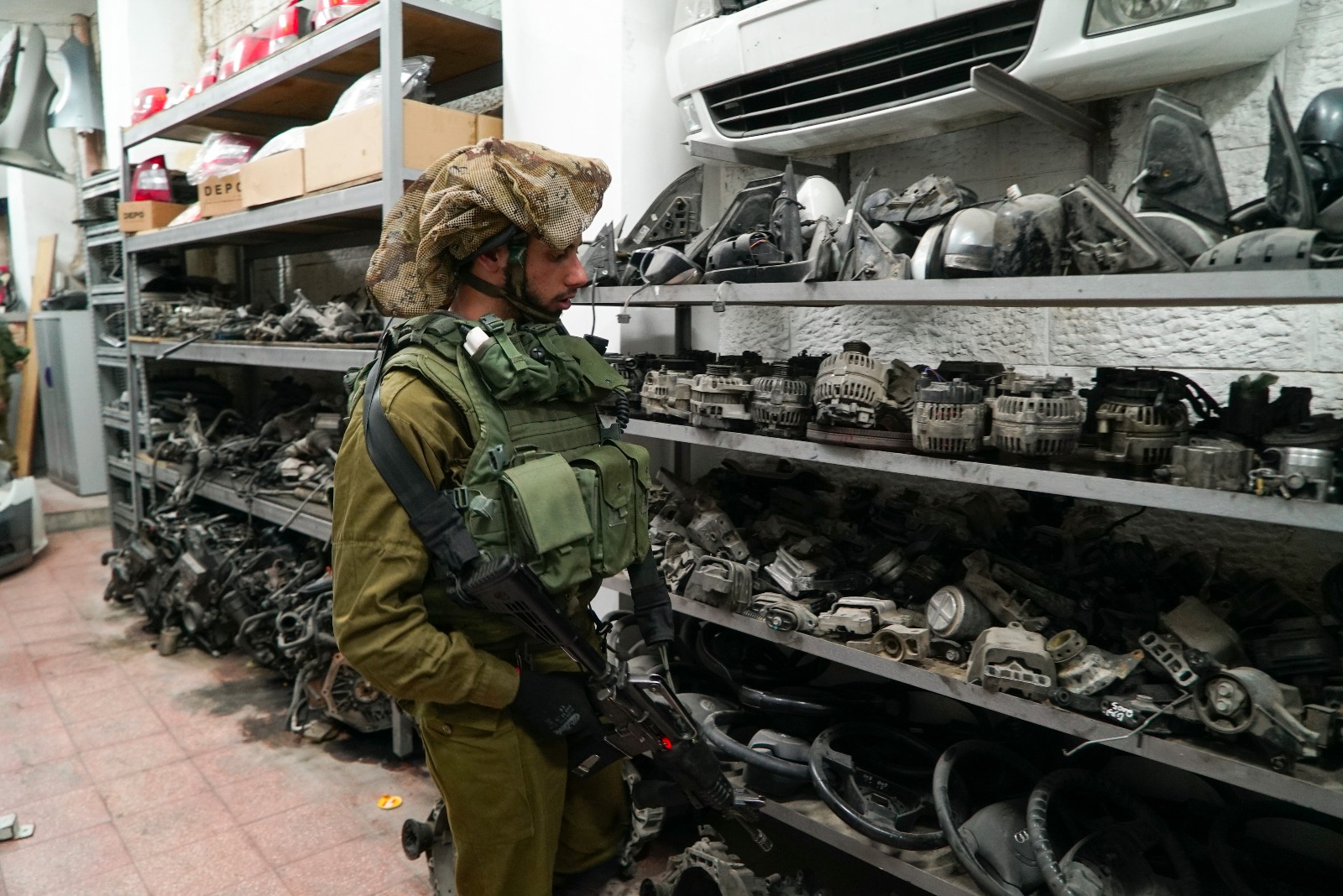כוחותינו אטמו בית מלאכה לייצור נשק בכפר אבו דיס