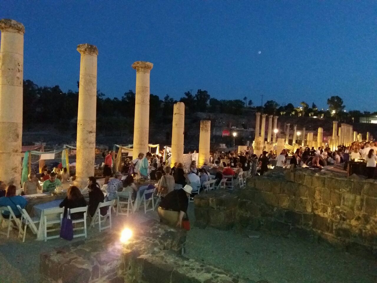 צילום: עיריית בית שאן הפדרציה של יהדות קנדה ערכה אירוע חגיגי בתיאטרון הרומי בבית שאן