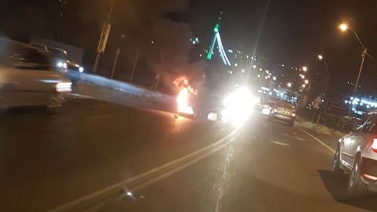 צילום: סהר שירן נעצרו 3 ערבים מכפר כנא שהציתו צמיגים