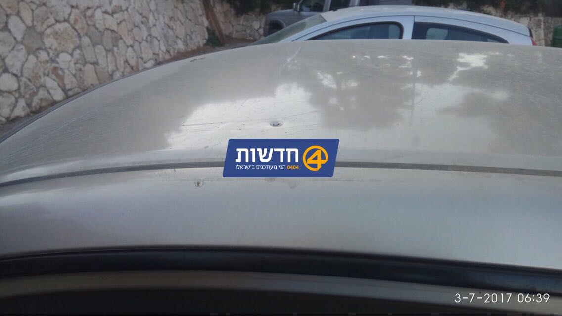 קליע ברכב פיגוע ירי