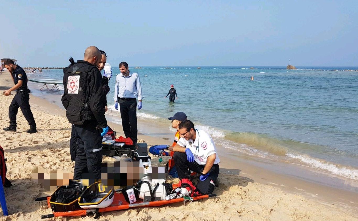 צילום: דוברות מד''א דייג איבד הכרתו בלב ים – כוחות ההצלה קבעו את מותו