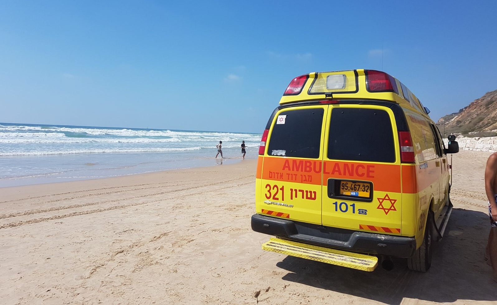 צילום: מד בת 70 נהרגה לאחר שטבעה בים בתל אביב