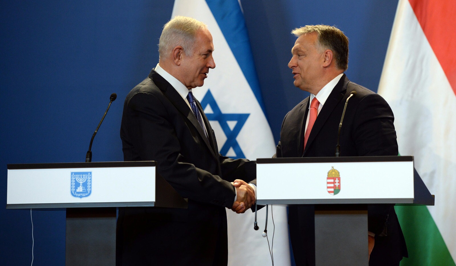 צילום: חיים צח, לע נתניהו נפגש עם נשיא הונגריה והשתתף בטקס הנחת זר על קבר החייל האלמוני
