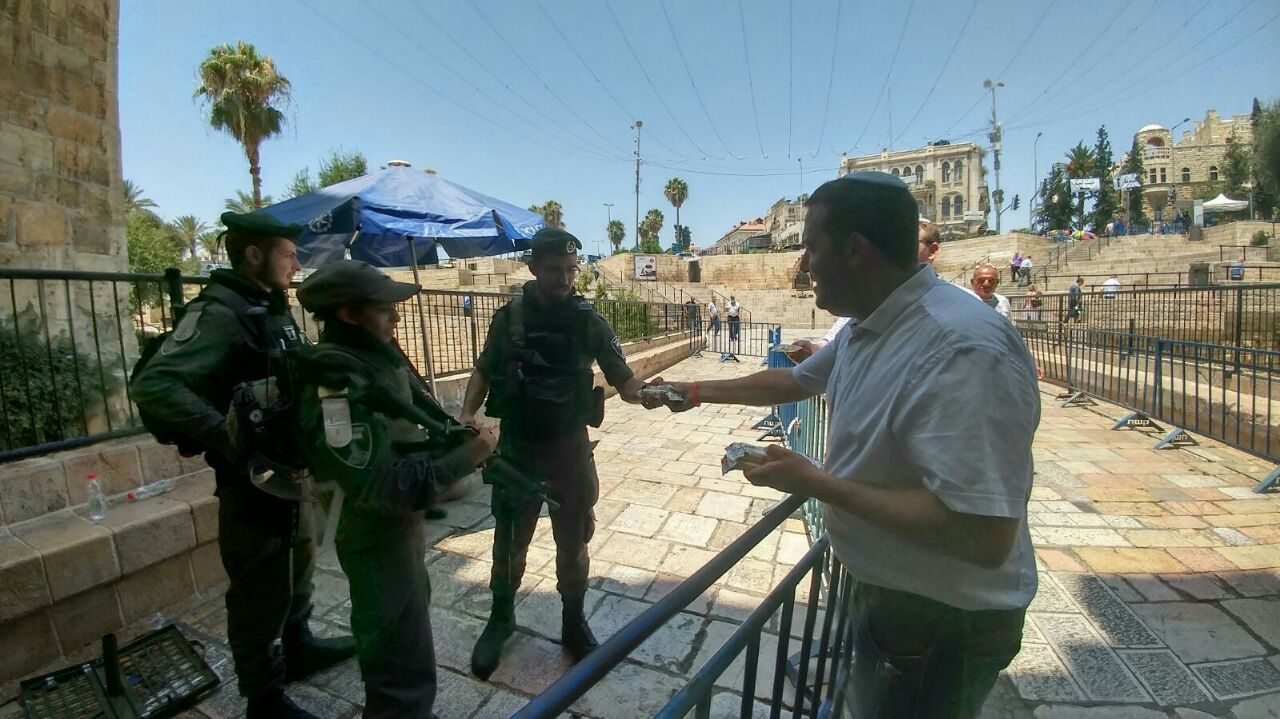 צילום: מועצה אזורית שומרון דגן במזרח ירושלים: "באנו לכאן כדי לחבר בין החלוצים של השומרון לחלוצים של ירושלים"