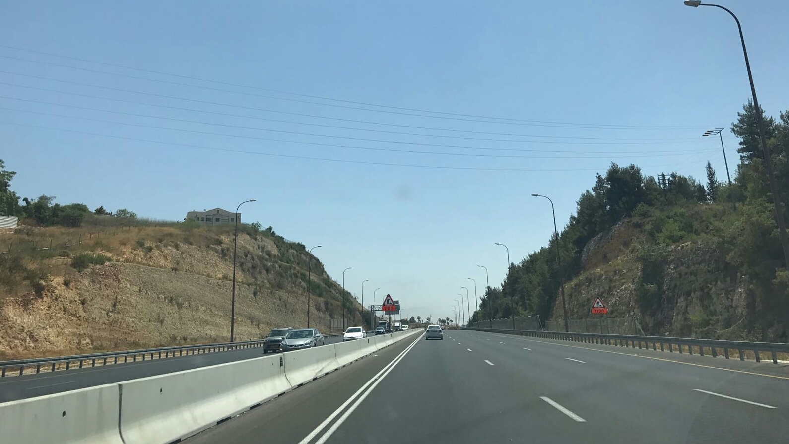 צילום: 0404 עקב עבודות תשתית צפויות חסימות בכביש 1