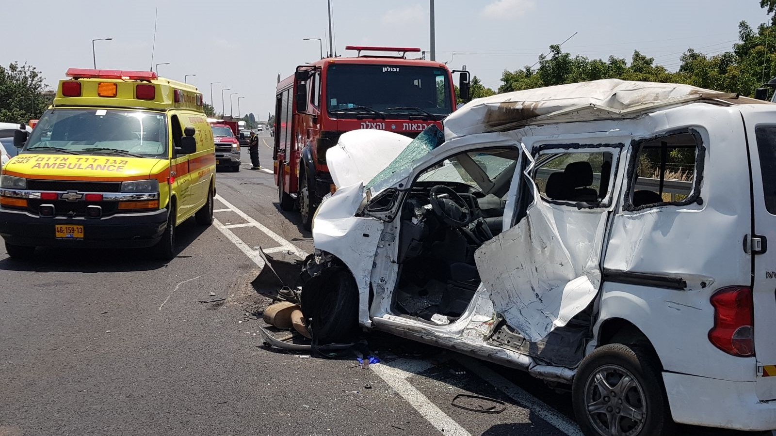 צילום: דוברות מד''א נפטרה מפצעיה בת ה-12 שאביה ואחיה נהרגו בתאונה בגליל