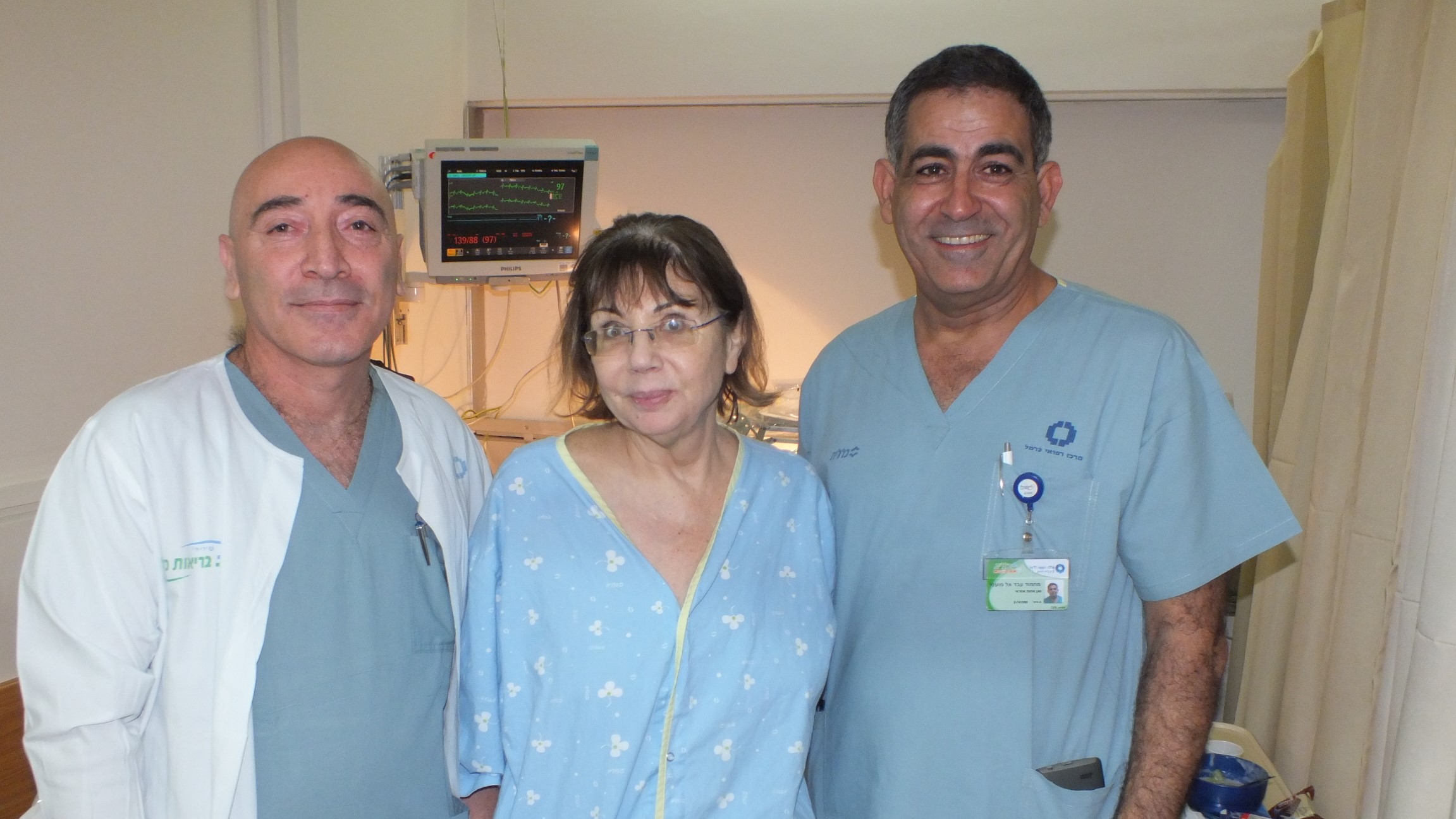 אחים מבית החולים כרמל הצילו את אודליה ברגע האחרון: "מקרה מיוחד מאוד, מאושרים על ההזדמנות"