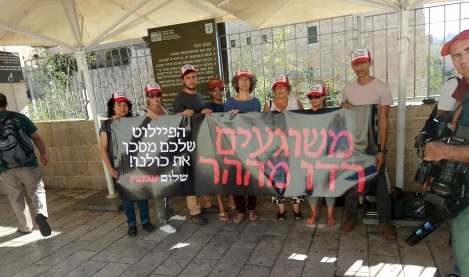 צילום: אורי בנק
מי כאן המשוגע? מה עובר על פעילי ״שלום עכשיו״ שמתנגדים לעלייה להר הבית?