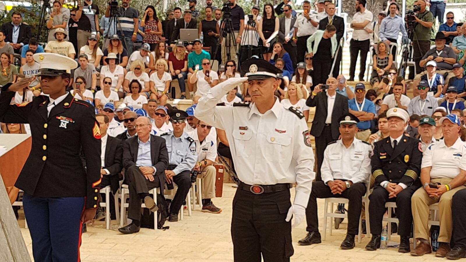 צילום: דוברות כב 16 שנים לאסון התאומים: טקס התייחדות התקיים באנדרטת התאומים בירושלים