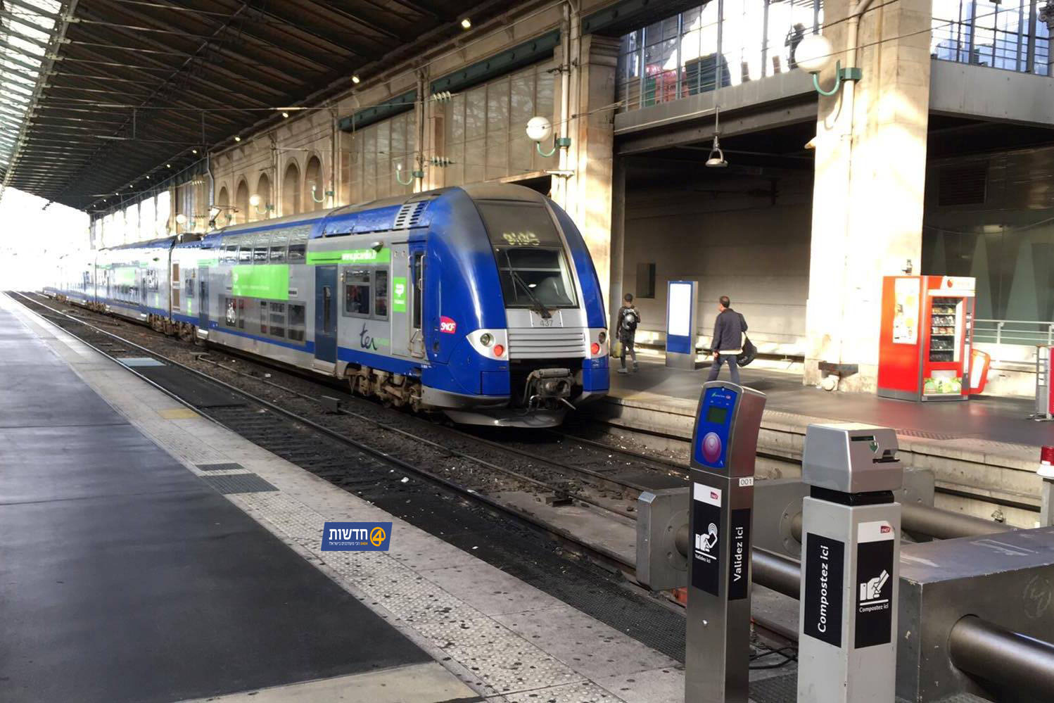 צילום: ידידיה כהן, חדשות 0404 החליט לאכול ארוחת בוקר על מסילת הרכבת וכמעט מצא את מותו