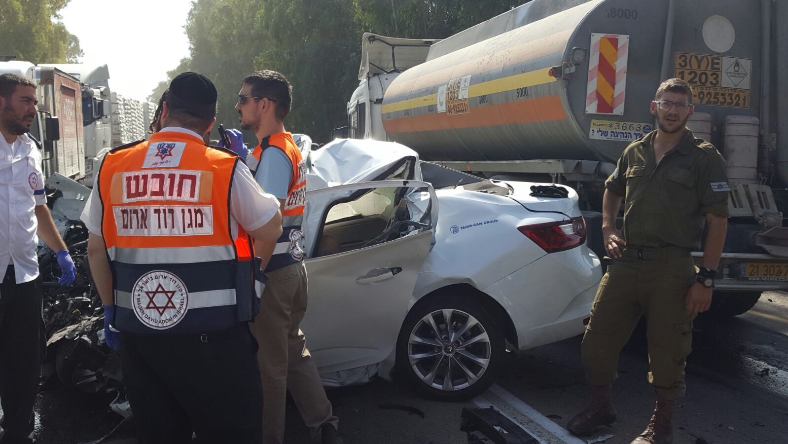 צילום: ארגון הצלה בן 40 נהרג בתאונה סמוך לצומת הסרגל