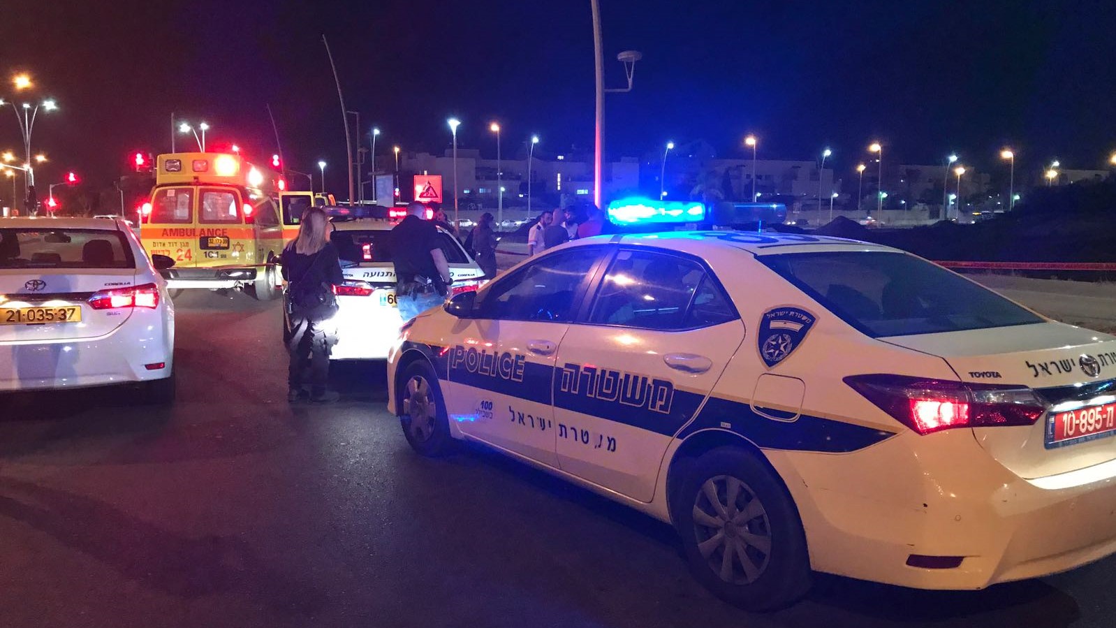 צילום: דוברות המשטרה גבר נפצע באירוע ירי בשדרות – המשטרה פתחה בסריקות