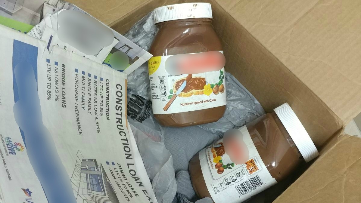 צילום: דוברות המשטרה סוכל ניסיון הברחת סמים מסוכנים שהוסלקו בקופסאות שוקולד למריחה