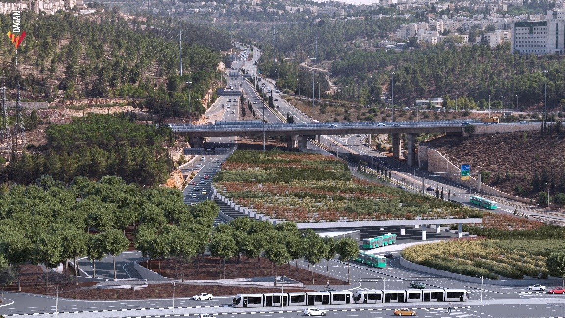 יצא לדרך פרויקט הקמתה של התחנה המרכזית החדשה במחלף גולדה בירושלים