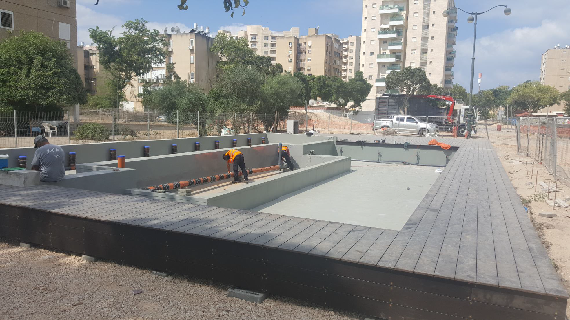 קריית ביאליק מבצעת עבודות להקמת פארק אריאל שרון בשכונת צור שלום