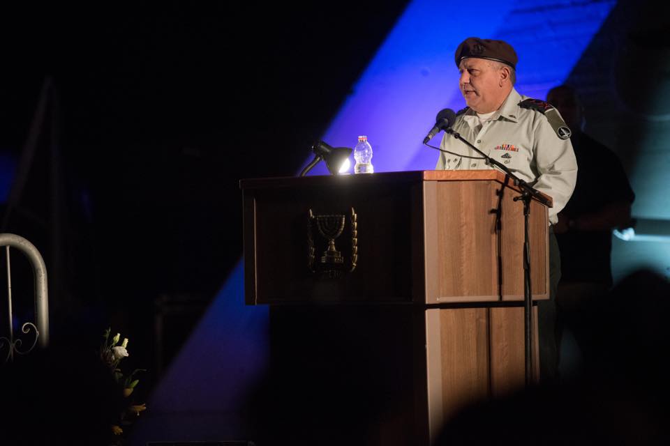 צילום: דובר צה״ל הרמטכ״ל בטקס לזכר חללי גבעתי: ״נמשיך לפעול להחזרת גולדין ושאול ז״ל לקבורה באדמת ישראל״