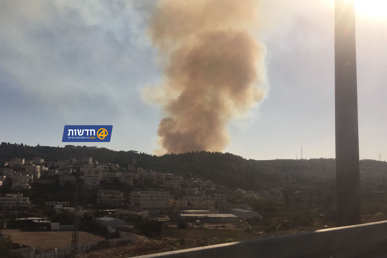 צילום: חדשות 0404 2000 דונם חורש עלו באש בשריפת הענק ביער הסטף