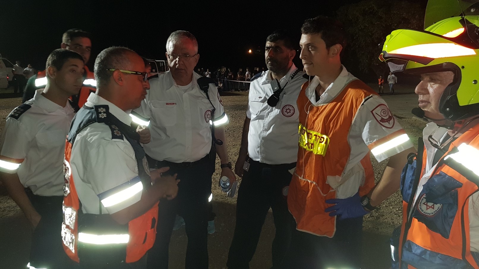 צילום: דוברות מד''א מתנדבי מד"א תל אביב תרגלו אירוע רב נפגעים