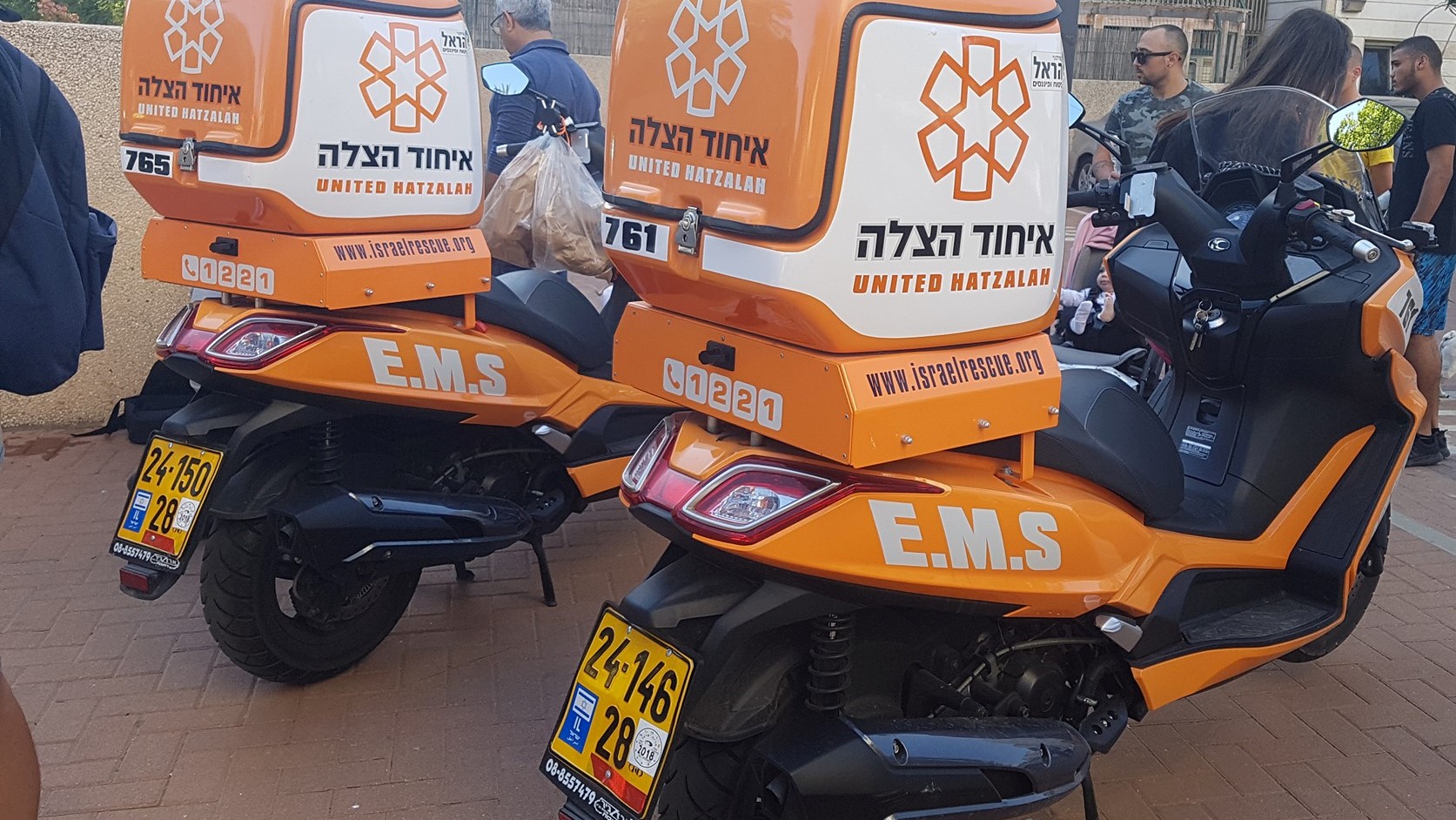 רוכב אופנוע נפצע בינוני בתאונה סמוך למחלף לוד