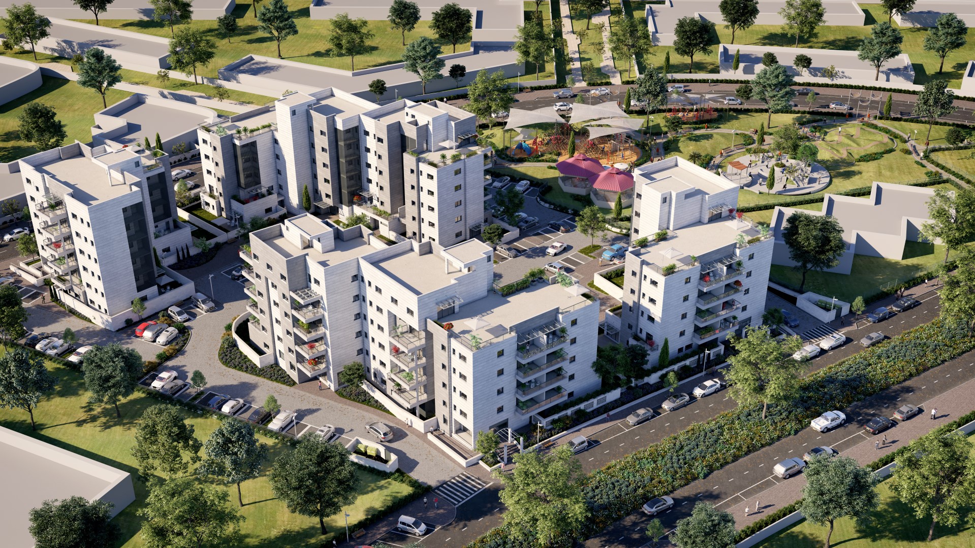 צילום: וויופוינט פרויקט צרפתי באגמים באשקלון מושך ביקושים בעיקר מצד משפרי דיור מהעיר