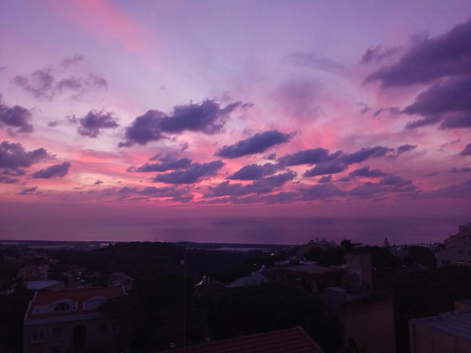 צילום: נועה גיא ארצנו היפה: השקיעות הערב בחיפה ובמושב אביעזר