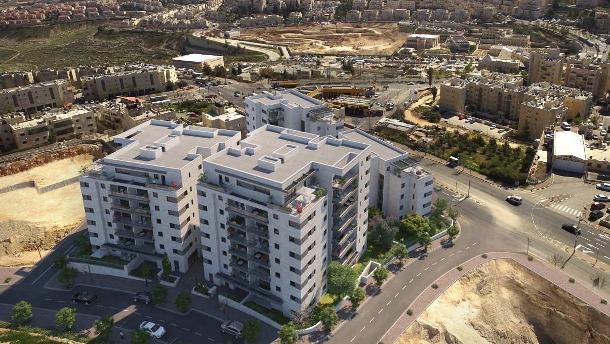 צילום: הדמיה וויופוינט החלה בניית פרויקט המגורים החדש של צרפתי שמעון בפסגת זאב