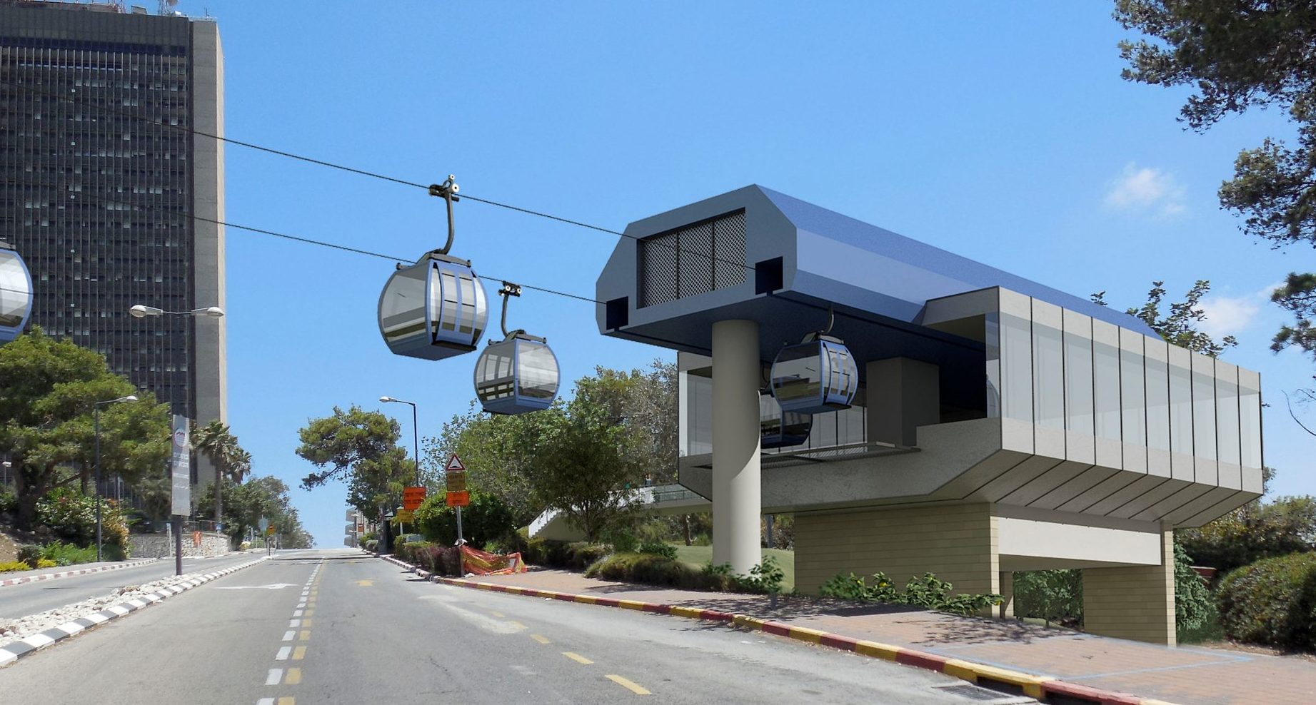 צילום: דוברות עיריית חיפה תלמידי בתי הספר בחיפה יבחרו את השם לרכבל החדש בעיר
