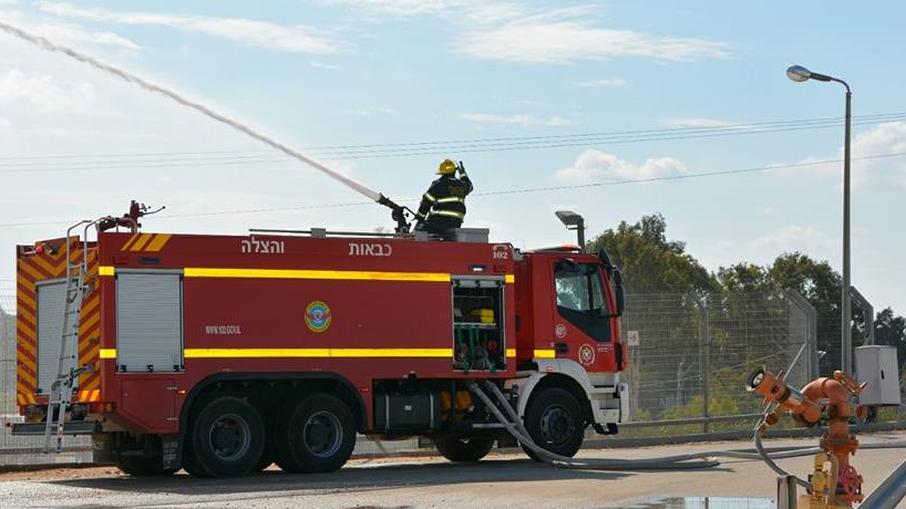 צילום: דוברות איחוד הצלה שריפה שנייה הבוקר: בת 35 נפצעה קשה בדירתה בבאר שבע