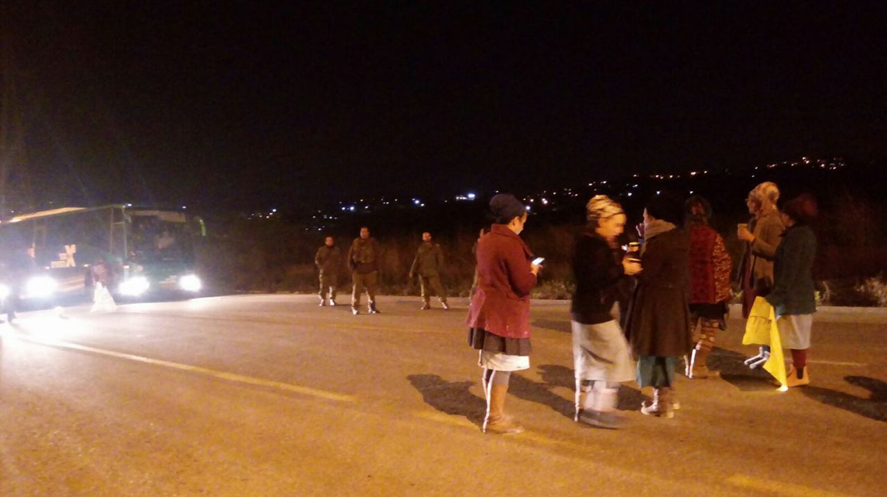 צילום: 0404 נשות חוות גלעד הפגינו נגד פתיחת הציר לתנועת ערבים: ״דמנו אינו הפקר״