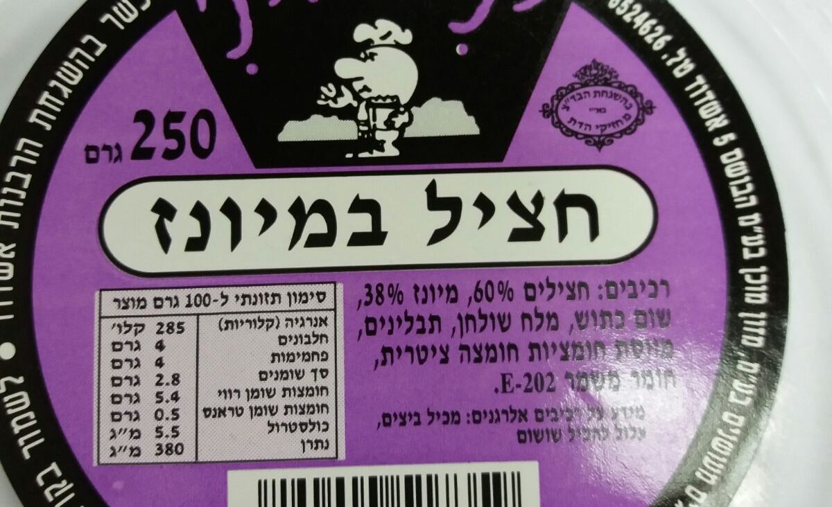 אזהרה לציבור: חיידק ליסטריה מונוציטוגנס במוצרים: חומוס, טחינה, חציל במיונז ואיקרה