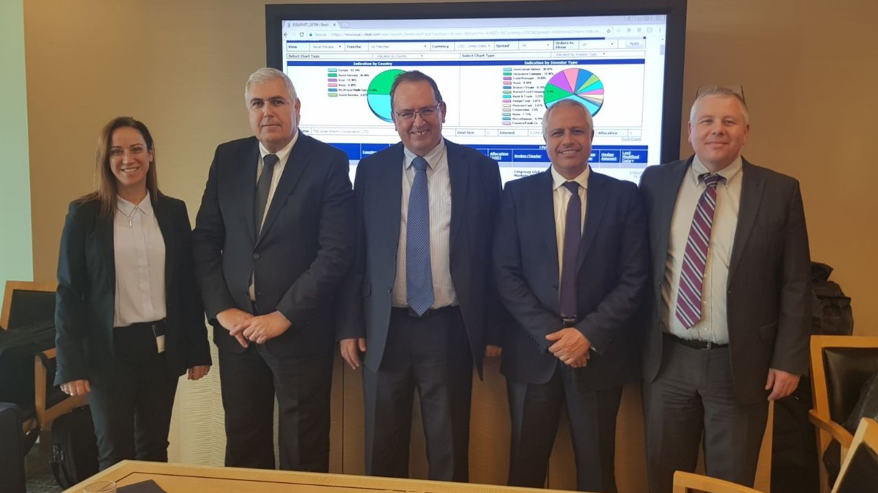 צילום: דוברות חברת החשמל
חברת החשמל חזרה לשווקים הבינלאומיים וגייסה בהצלחה כמיליארד דולר