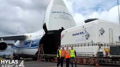 הלוויין HYLAS 4 של Avanti Communications מגיע לגויאנה הצרפתית