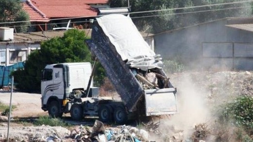 צילום: ארז הררי, המשטרה הירוקה המשרד להגנת הסביבה פרסם תזכיר חוק פסולת בניין