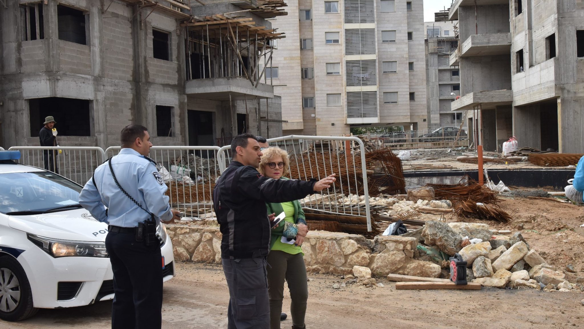צילום: עיריית קריית אתא מבצע אכיפה באתרי הבנייה בקריית אתא
