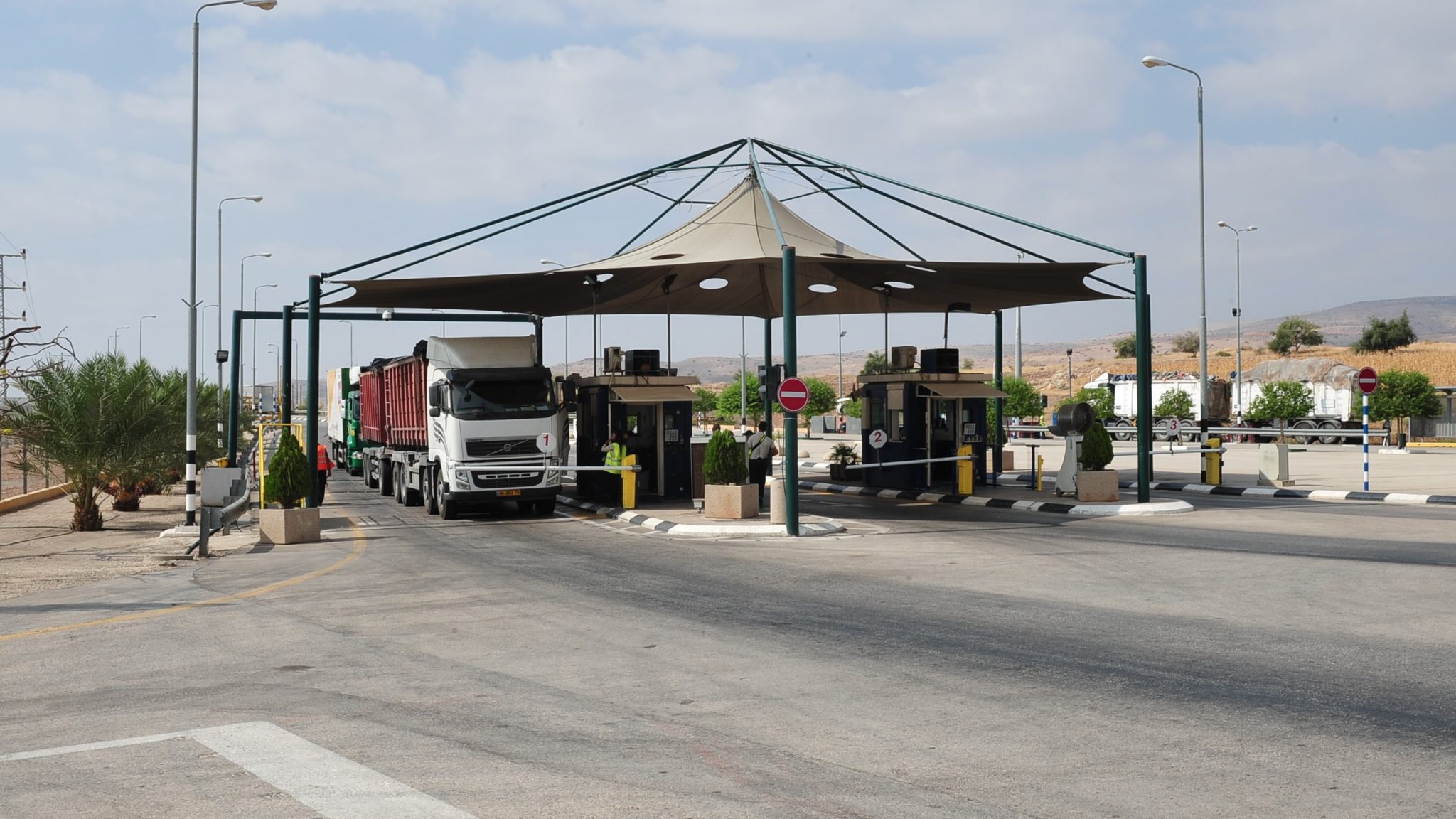 צילום: רשות המעברים תרגיל ביטחוני ייערך הערב במעבר הבקעה
