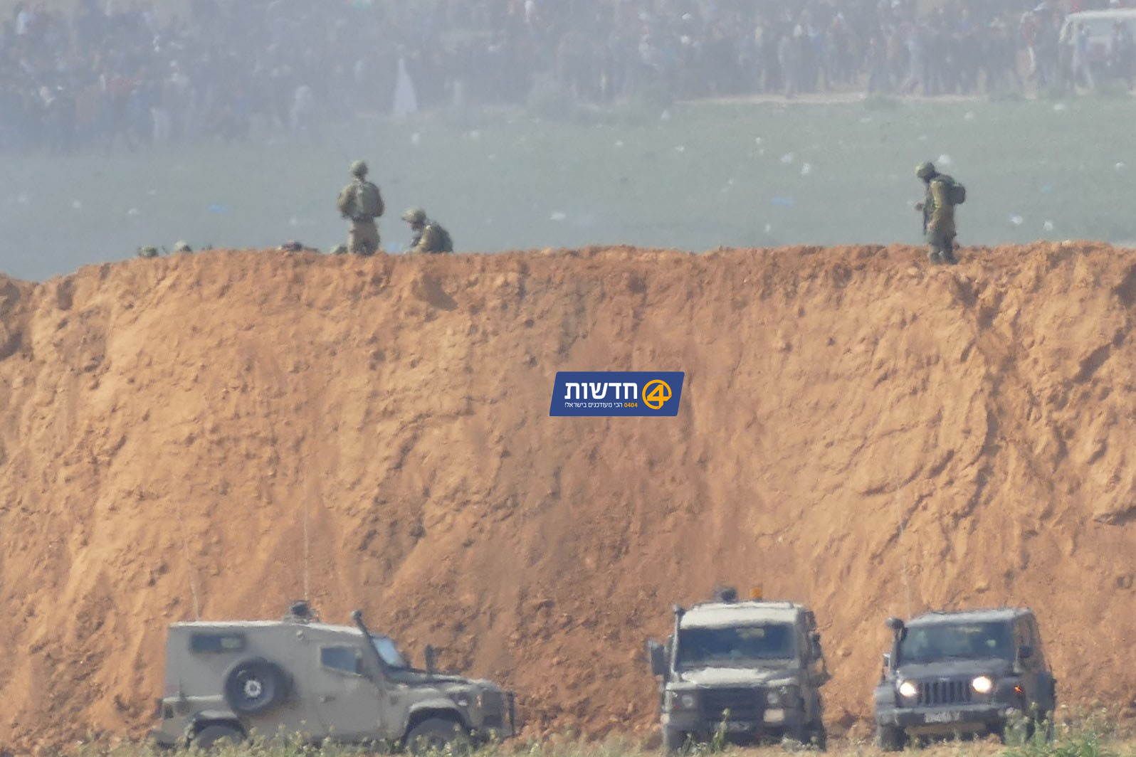 צילום: רפאל חיון, 0404 נתפס ערבי שחצה את הגדר מעזה וחדר לארצנו