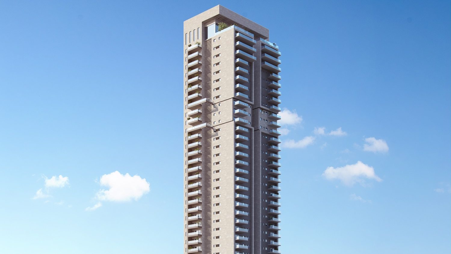 צילום: arc-deco קבוצת לוינשטיין זכתה במכרז Eden Tower ותבנה מגדל בן 45 קומות בבת ים