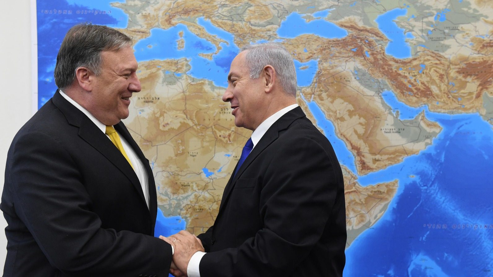 צילום: חיים צח, לע פומפאו לנתניהו: "אי אפשר להשיג שלום במזרח התיכון בלי להתעמת עם איראן"