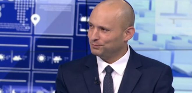 צילום: ערוץ 20 השר בנט: