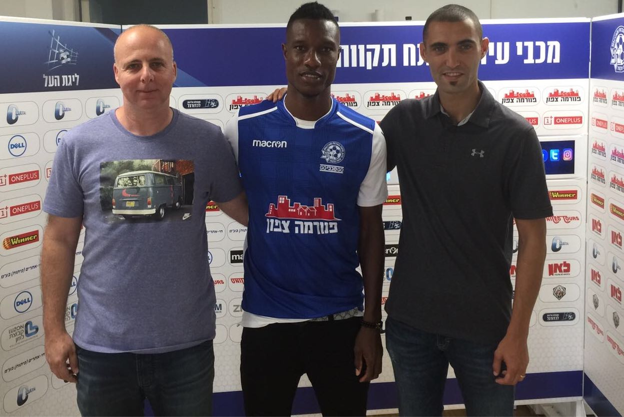 צילום: דוברות מכבי פ הקשר דיידיה ברוסו חתם במכבי פ"ת לעונה אחת