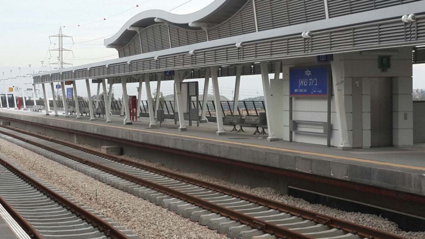 צילום: דוברות והסברה עיריית בית שאן עיריית בית שאן פנתה לרכבת ישראל בבקשה להוסיף רכבות בשעות הערב המאוחרות