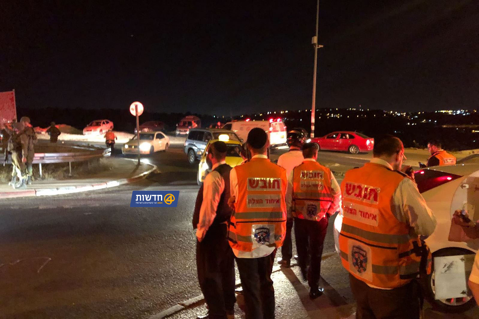 צילום: 0404 פיגוע הדריסה סמוך לביתר: המחבל נהג במשאית והאיץ לעבר לוחמי הסיור